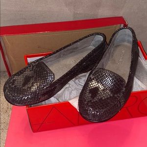 Snake print shoes